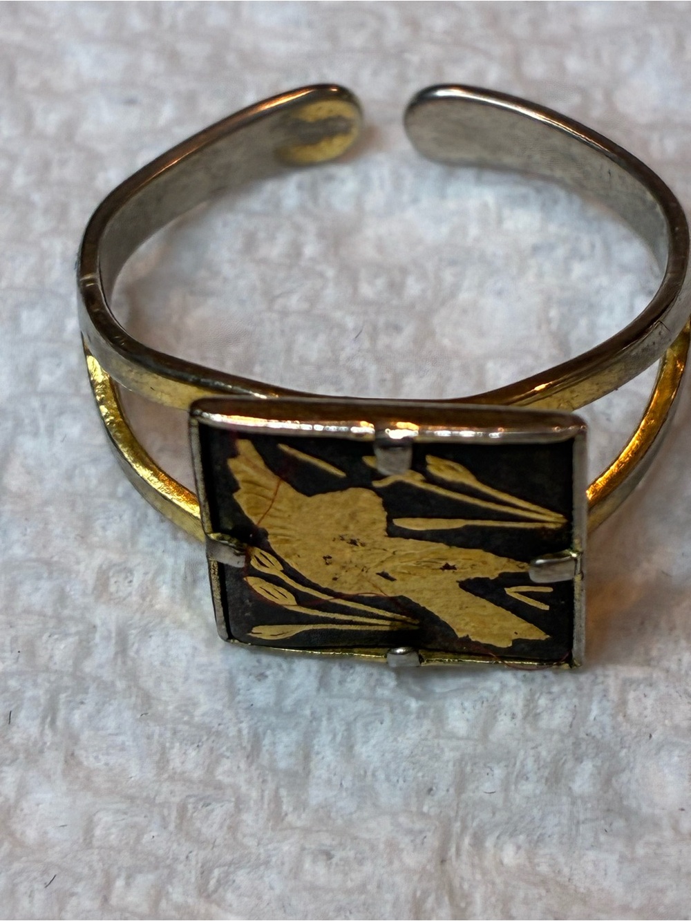 Gorham Sterling Vermeil heart pendant necklace and ring - Picture 4 of 6